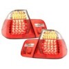 Feux arriÃ¨re LED sur mesure pour BMW SÃ©rie 3 E46 Limousine 4D 1998-2001 Rouge Cristal