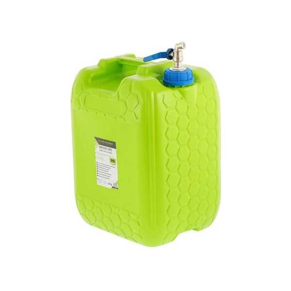 Bidon Ã  eau avec longue valve mÃ©tallique dans le bouchon