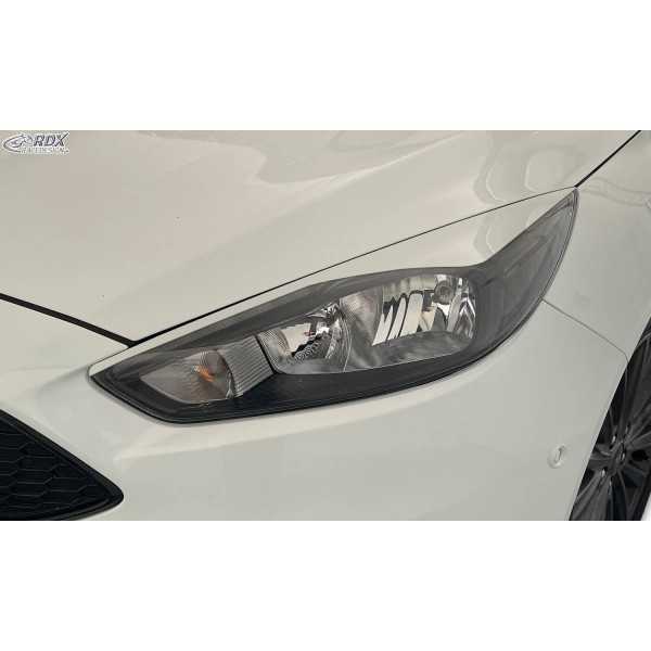 RDX Caches phares pour FORD Focus 3 Facelift (2015-2018) Light Brows