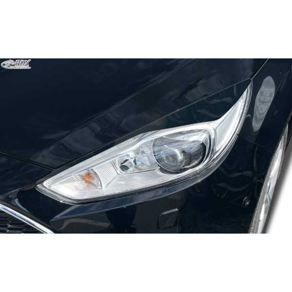 RDX Caches phares pour FORD Focus 3 Facelift (2015-2018) Light Brow...