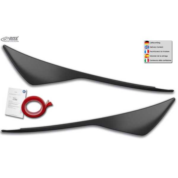 RDX Caches phares pour FORD Focus 3 Facelift (2015-2018) Light Brow...