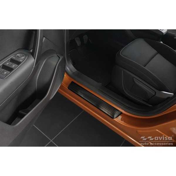 Seuil de porte noir pour RENAULT CAPTUR II 2019-