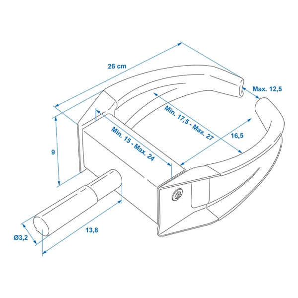 Sabot de roue universel compact | ProPlus | Antivols