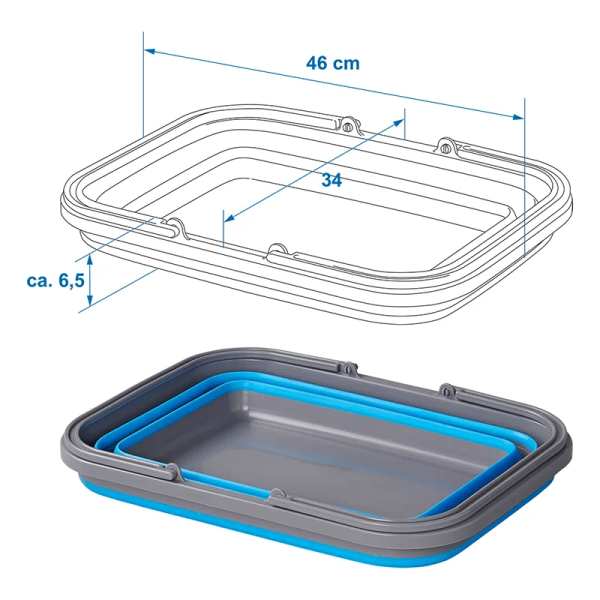 Bassine pliable 16L | ProPlus | Divers accessoire