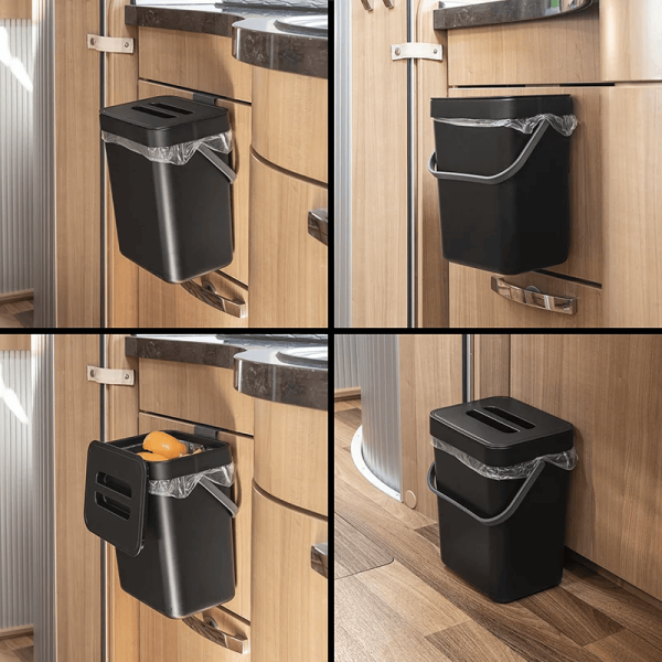 Poubelle avec couvercle 5L pour caravane / camping-car | ProPlus | ...