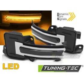 DIRECTION LATÃ‰RALE DANS LE MIROIR SMOKE LED SEQ pour HONDA CIVIC X 16-21