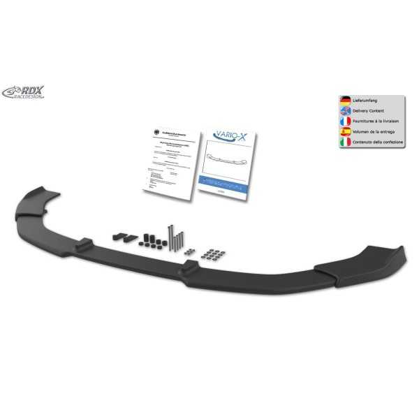 RDX Becquet avant VARIO-X pour KIA Optima (JF) 2015-2018 Séparateur...