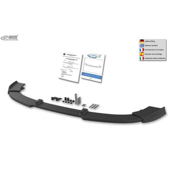 RDX Spoiler avant VARIO-X pour BMW X1 E84 (2012-2015) Séparateur de...