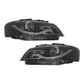 Phares DAYLIGHT pour Audi A3 8P 05.2003-03.2008 DRL Noir