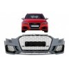 Pare-choc avant pour AUDI A3 8V Facelift 16-19 Sedan Cabrio RS3 Look Noir Brillant
