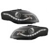 Phares LED DRL pour Audi A4 B7 11.04-03.08 Feux Diurnes Noir