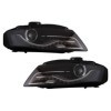 Phares LED DRL pour Audi A4 B8 8K 04.08-11 Feux jour Noir | KITT Li...
