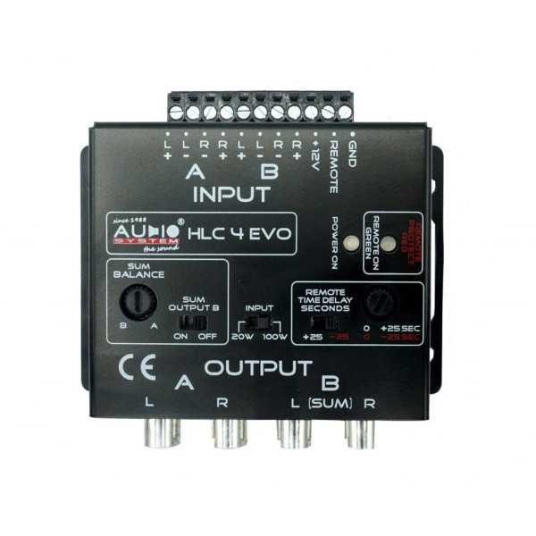 Adaptateur élevé à 4 canaux, 5 volts (pièce) | AudioSystem | Access...