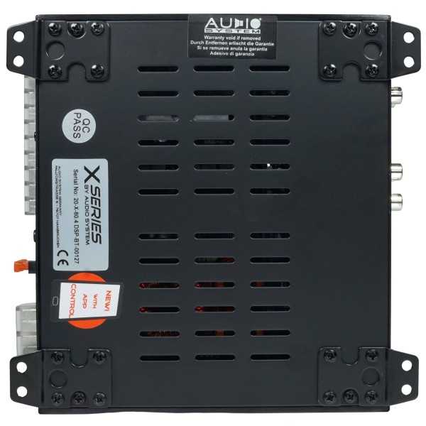 Amplificateur de puissance BT-DSP Série X-Ion 4 canaux | AudioSyste...