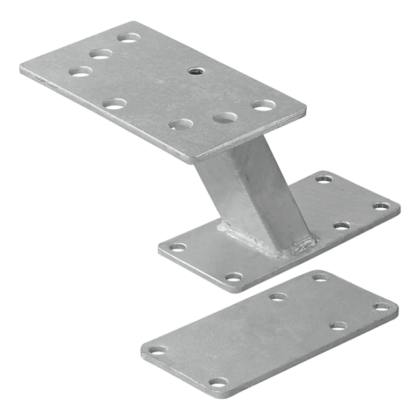 Support de roue de secours avec plaque de montage