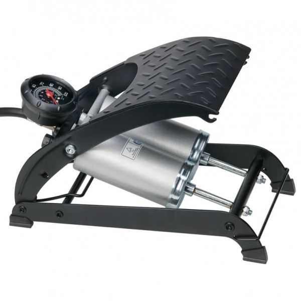 POMPE A PIED DOUBLE PISTON+MANOMETRE