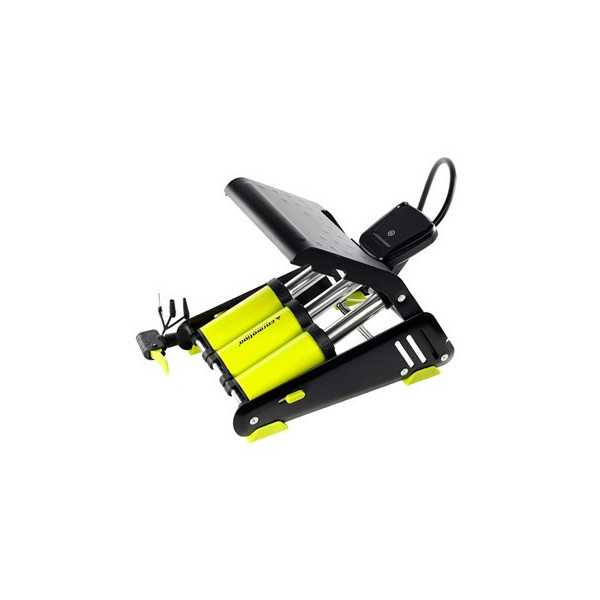 Pompe à pied à trois pistons avec manomètre numérique, max 8 BAR / ...