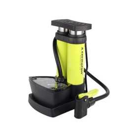 Pompe à pied à deux pistons avec manomètre analogique, max 10 BAR /...