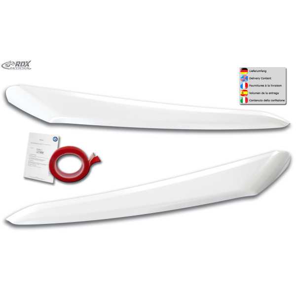 Couvre phares RDX pour CITROEN Jumper, FIAT Ducato, OPEL Movano, PE...
