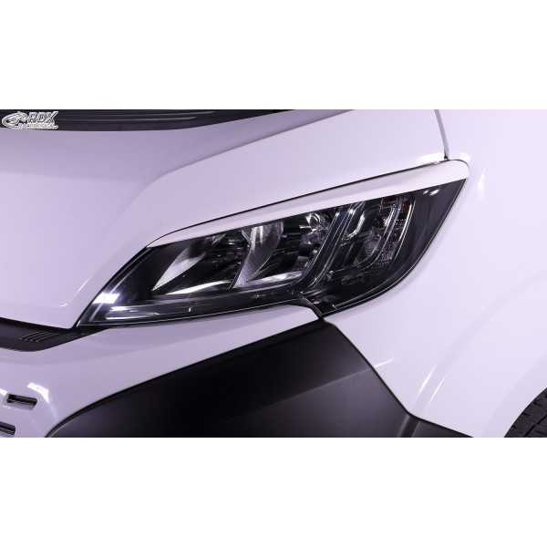 Couvre phares RDX pour CITROEN Jumper, FIAT Ducato, OPEL Movano, PE...