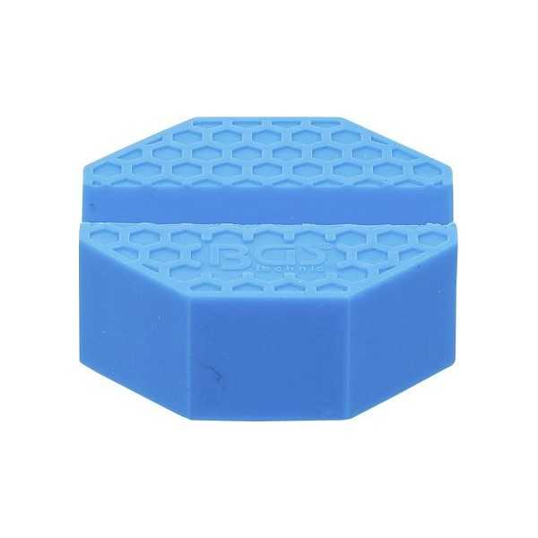 Tampon en caoutchouc pour cric 70 x 70 x 26 mm