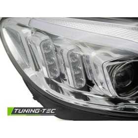 PHARES TUBE LED CHROME POUR MERCEDES W205 14-18 | tuning tec | Phar...