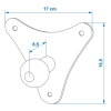 Support mural pour porte-vélos | ProPlus | Accessoires Porte Vélo