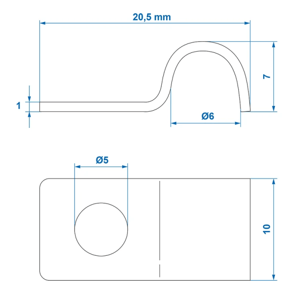 Collier fixation câble 6 mm | ProPlus | Accessoires divers
