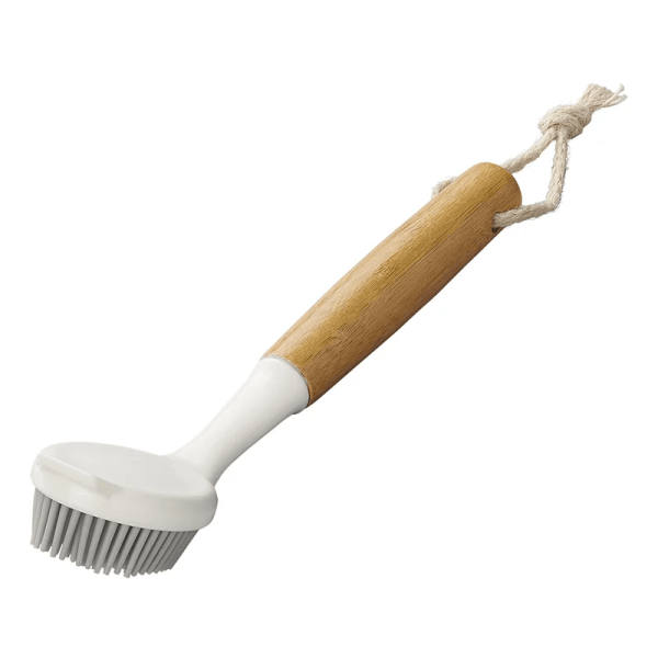 Brosse à vaisselle silicone 24,5 cm Ø7 cm x 5 cm bambou | ProPlus |...