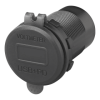Boîtier encastré USB triple avec 2x type A et 1x type C + voltmètre...