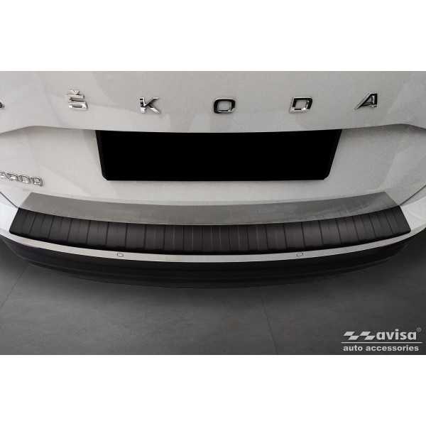 Seuil de coffre noir mat SKODA KAROQ FL2022 / Sportline FL 2022-