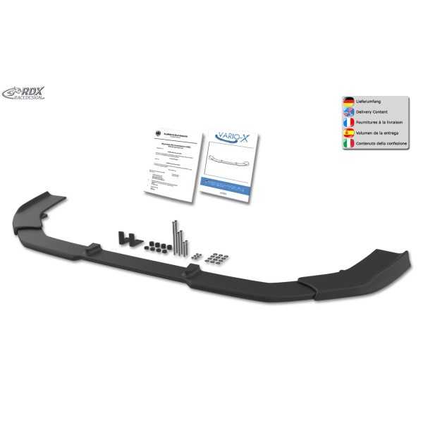 RDX Spoiler Avant VARIO-X pour FORD Transit MK7 2019+ Répartiteur d...