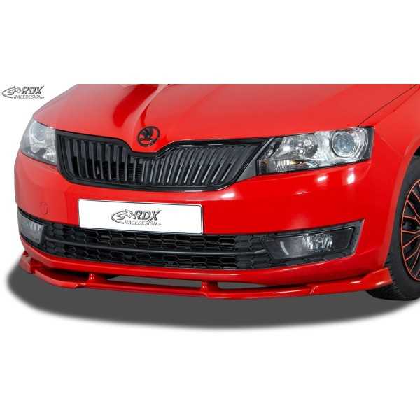 RDX Spoiler Avant VARIO-X pour SKODA Rapid (NH) 2012-2019 RÃ©partiteur de LÃ¨vre Avant