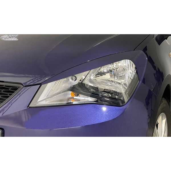 RDX Cache phares pour SEAT Mii Light Brows