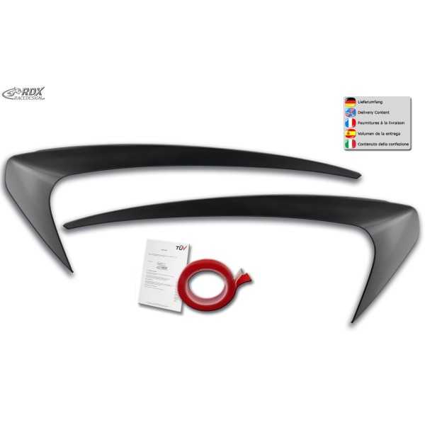 RDX Cache phares pour SEAT Mii Light Brows | RDX | Paupière de Phare