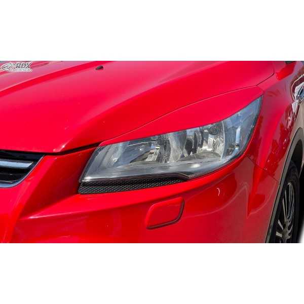 RDX Caches de phare pour FORD Kuga 2 (DM2) 2012-2016 Light Brows