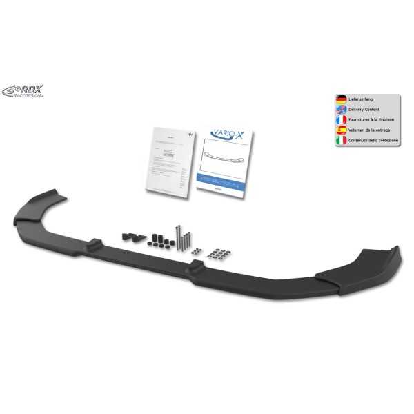 RDX Spoiler Avant VARIO-X pour VW Crafter & MAN TGE (2017+) Réparti...