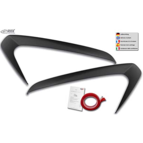 RDX Cache phares pour SKODA Citigo Light Brows | RDX | Paupière de ...