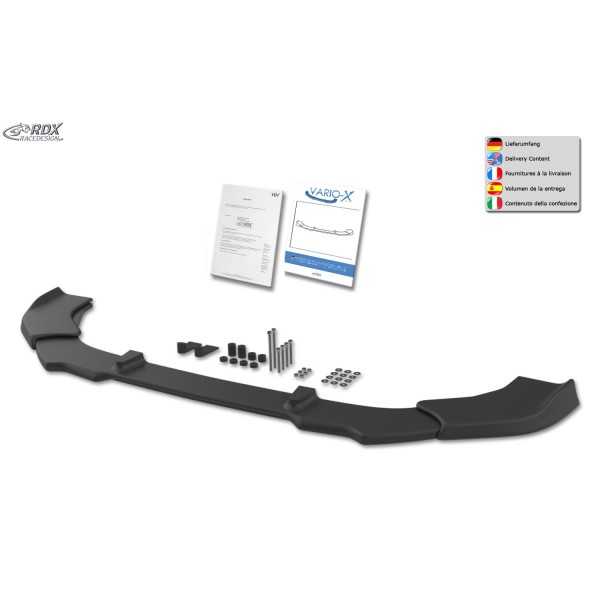 RDX Spoiler Avant VARIO-X pour MITSUBISHI Space Star & Mirage (2016...