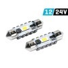Ampoule VISION Festoon SV8.5 36 mm 12/24V 2x 3570 SMD LED