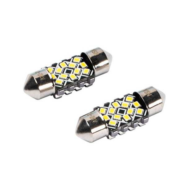 AMPOULE VISION FESTOON SV8.5 31 MM 12/24V 12X 2016 SMD LED