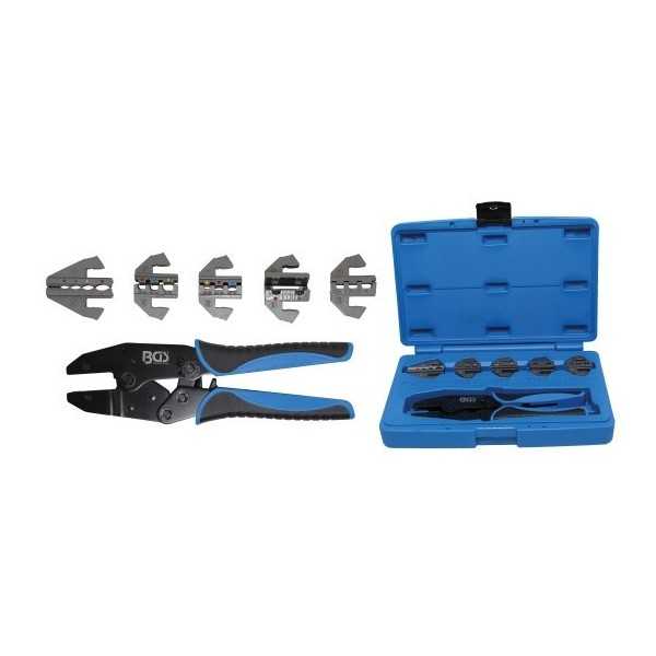 Pince Ã  sertir avec 5 paires de mÃ¢choires