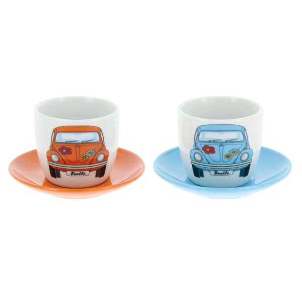 Tasses à expresso VW Coccinelle, set de 2 tasses 100ml |  | Tasse &...