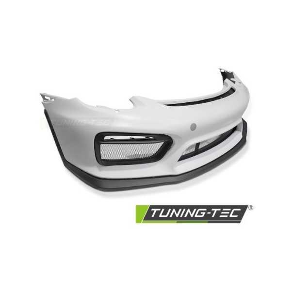 PARE-CHOCS AVANT STYLE SPORT pour PORSCHE CAYMAN 981c / BOXTER 981 12-16 avec TROU DE REDAR DE RECUL