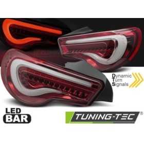 BARRE LED TOYOTA GT86 12-21 ROUGE BLANC SEQ