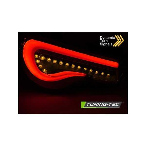 BARRE LED TOYOTA GT86 12-21 ROUGE BLANC SEQ | tuning tec | Phare Ar...