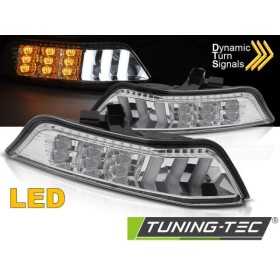 DIRECTION AVANT CHROME LED SEQ pour FORD MUSTANG 15-17