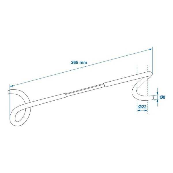 Crochet de suspension mât de tente double face 26,5 cm | ProPlus | ...