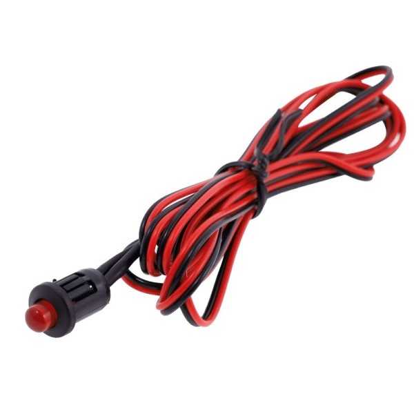 Simulateur d'alarme avec diode rouge