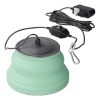 Lampe suspendue LED pliable verte Ã˜15cm